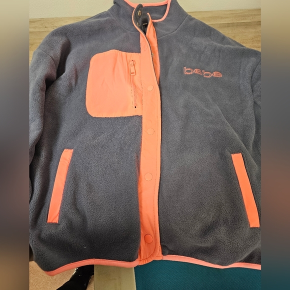 bebe Tops - Bebe Sweatshirt/Jacket Size L, Might run small! Check measurements!